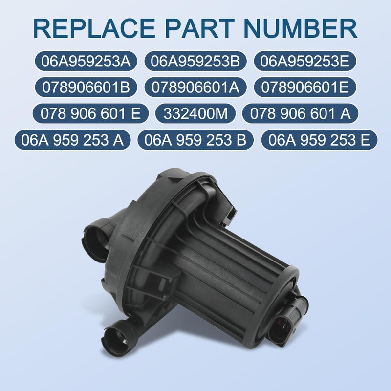 JDMSPEED New Secondary Air Pump Smog Air Pump 06A959253B Replacement For Audi A4 A6 A8 Q7 VW Jetta - Image 3